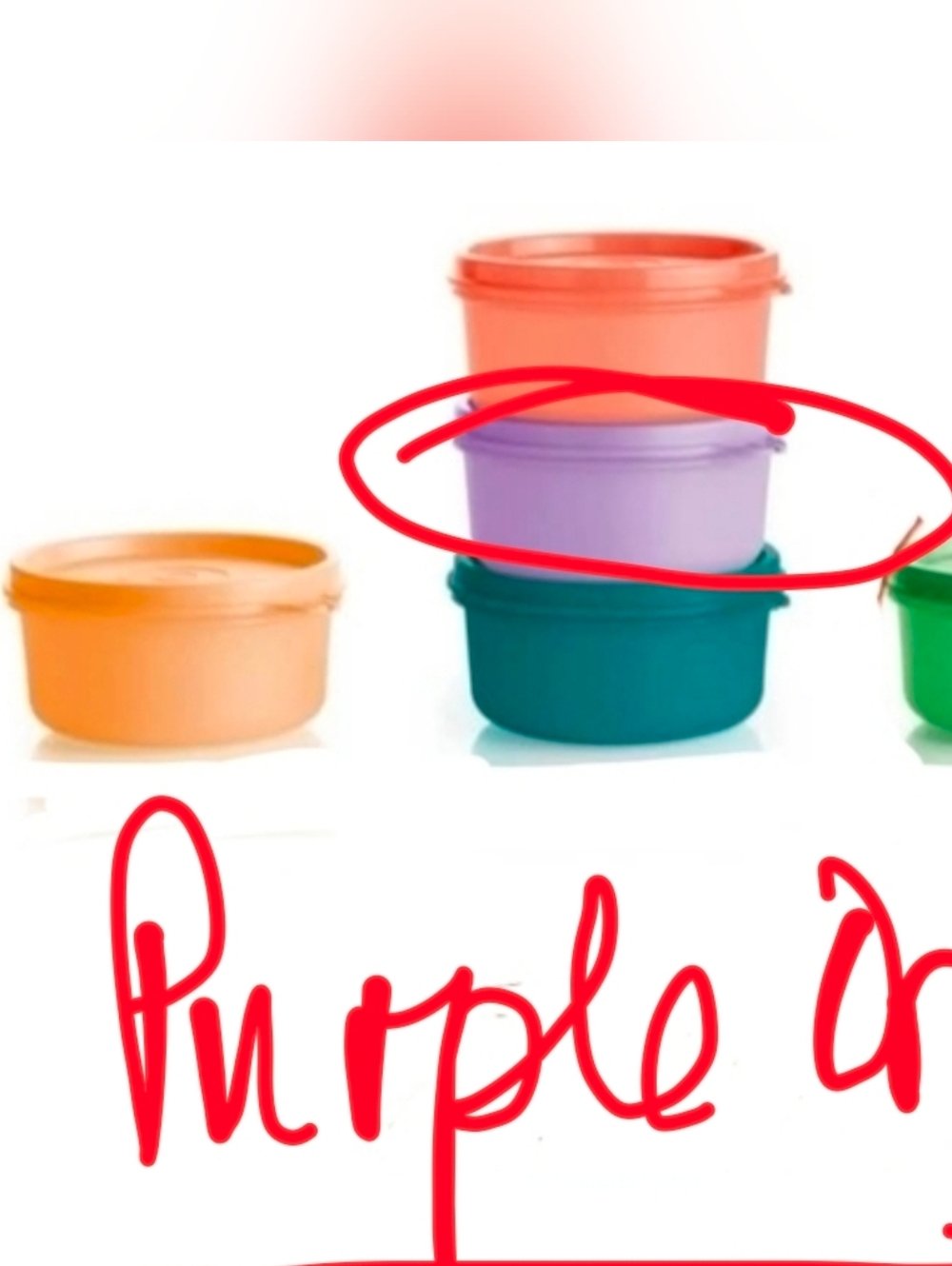 Purple Serving cup